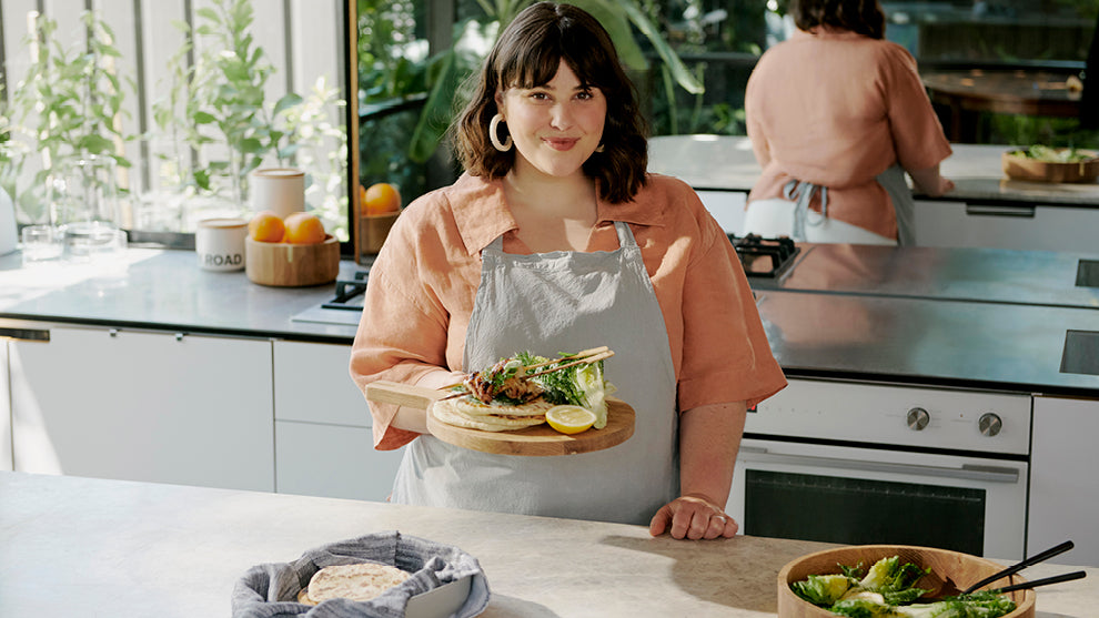 A Recipe for the Whole Family: Homemade Pita, Grilled Chicken and Tzatziki