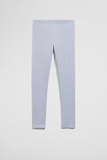 Organically Grown Cotton Blend Solid Rib Legging