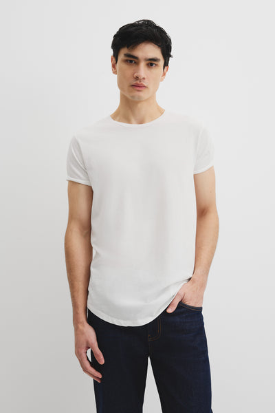 Australian Cotton Longline Garment Dye T-Shirt