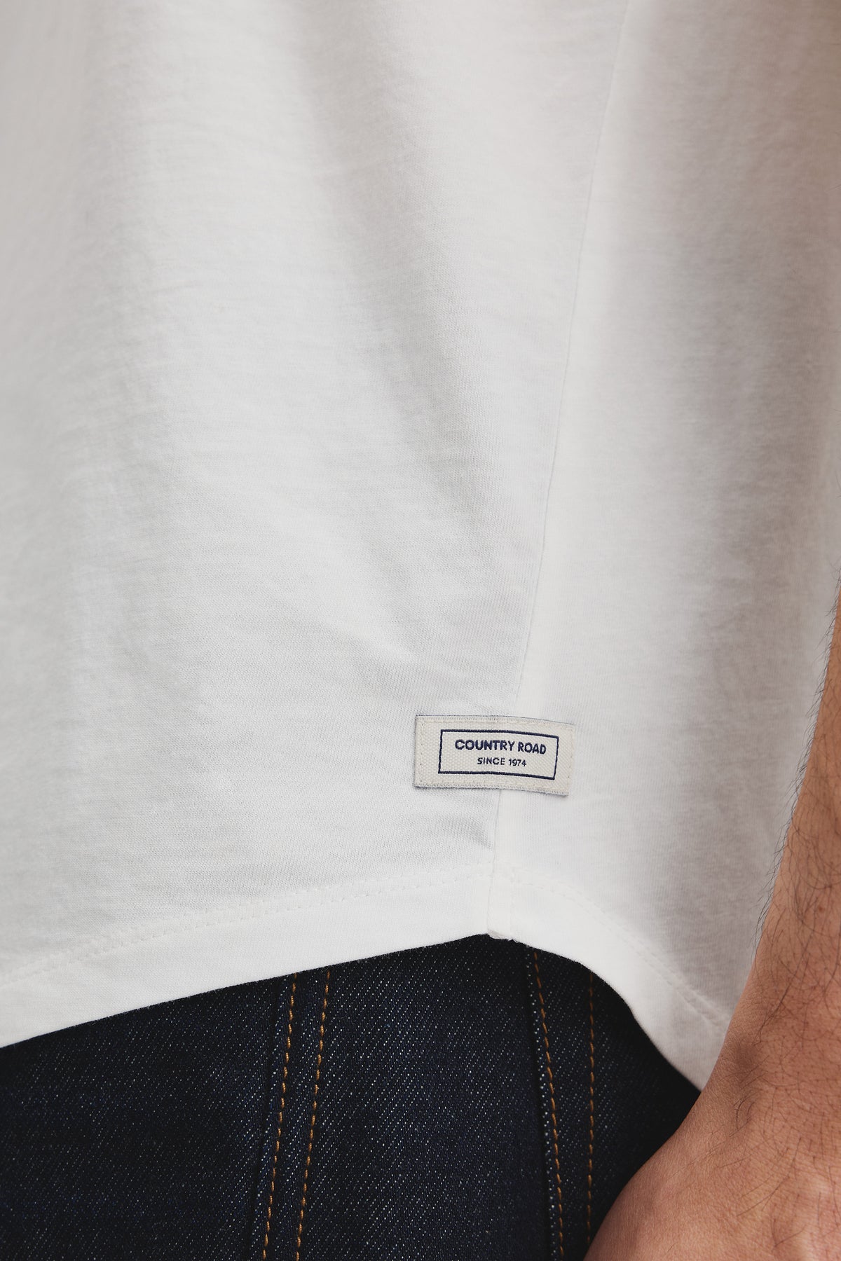 Australian Cotton Longline Garment Dye T-Shirt