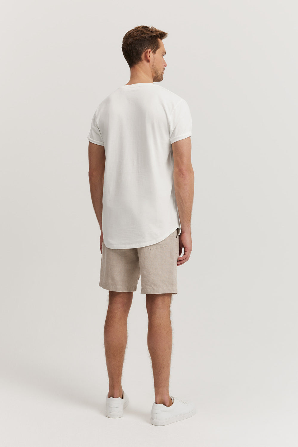 Australian Cotton Longline Garment Dye T-Shirt