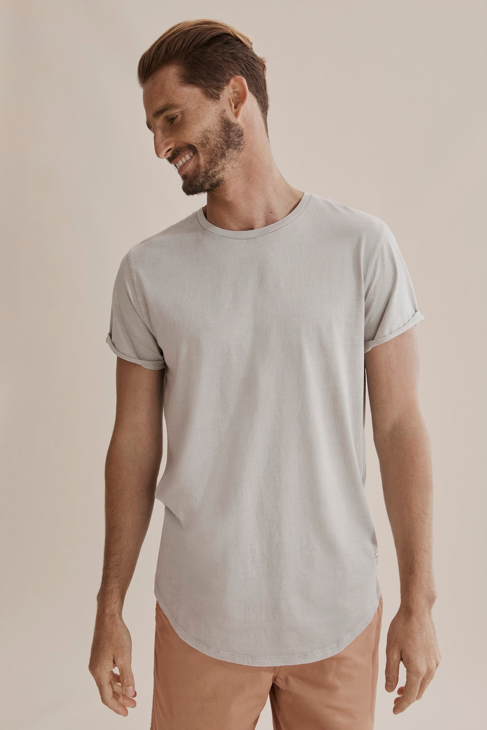 Australian Cotton Longline Garment Dye T-Shirt