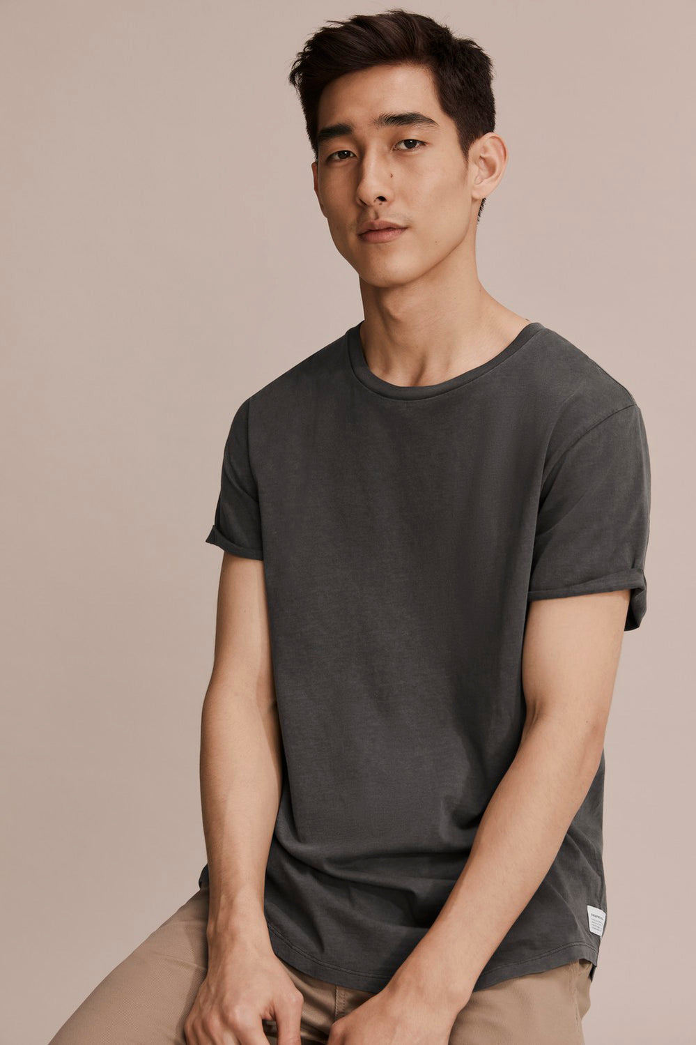 Australian Cotton Longline Garment Dye T-Shirt