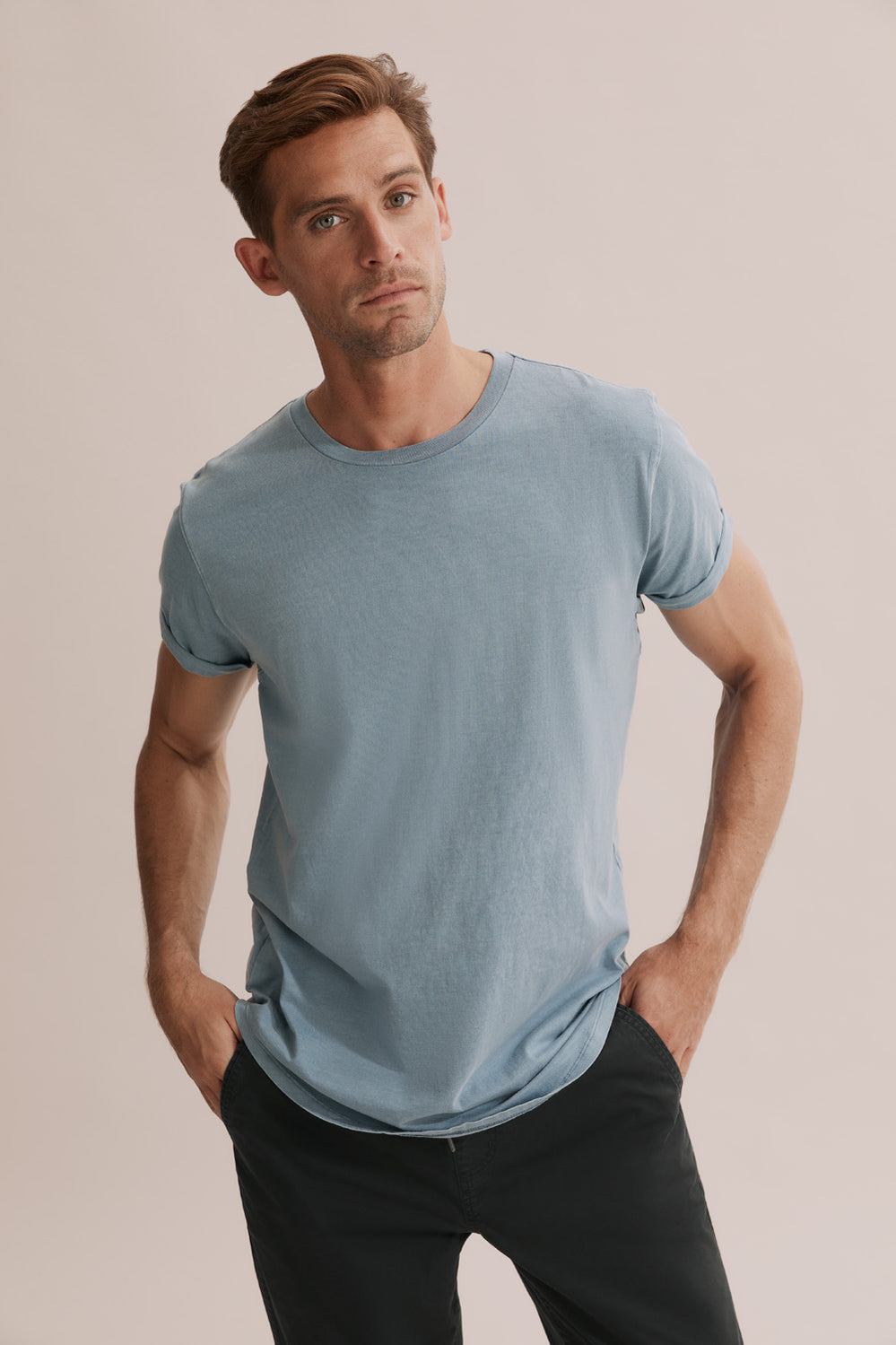 Australian Cotton Longline Garment Dye T-Shirt