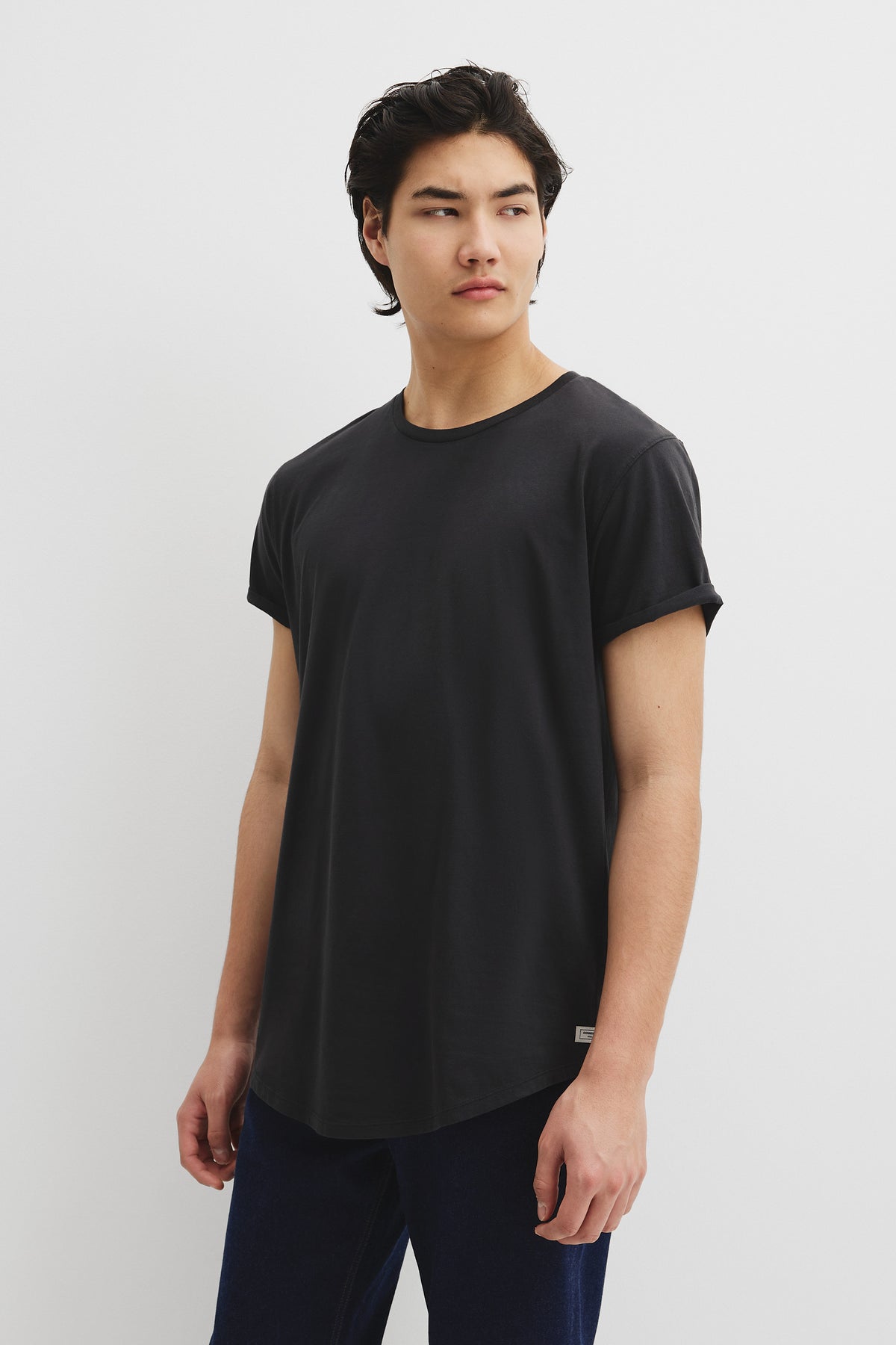 Australian Cotton Longline Garment Dye T-Shirt