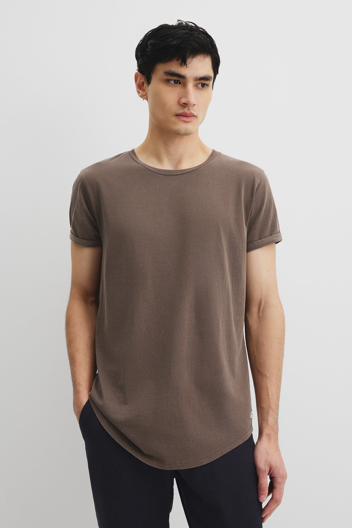 Australian Cotton Longline Garment Dye T-Shirt