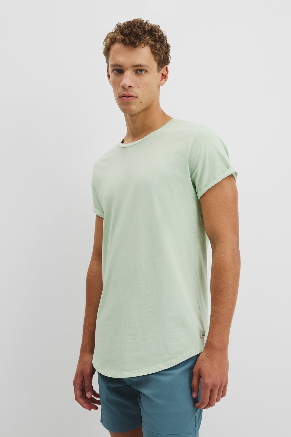 Australian Cotton Longline Garment Dye T-Shirt