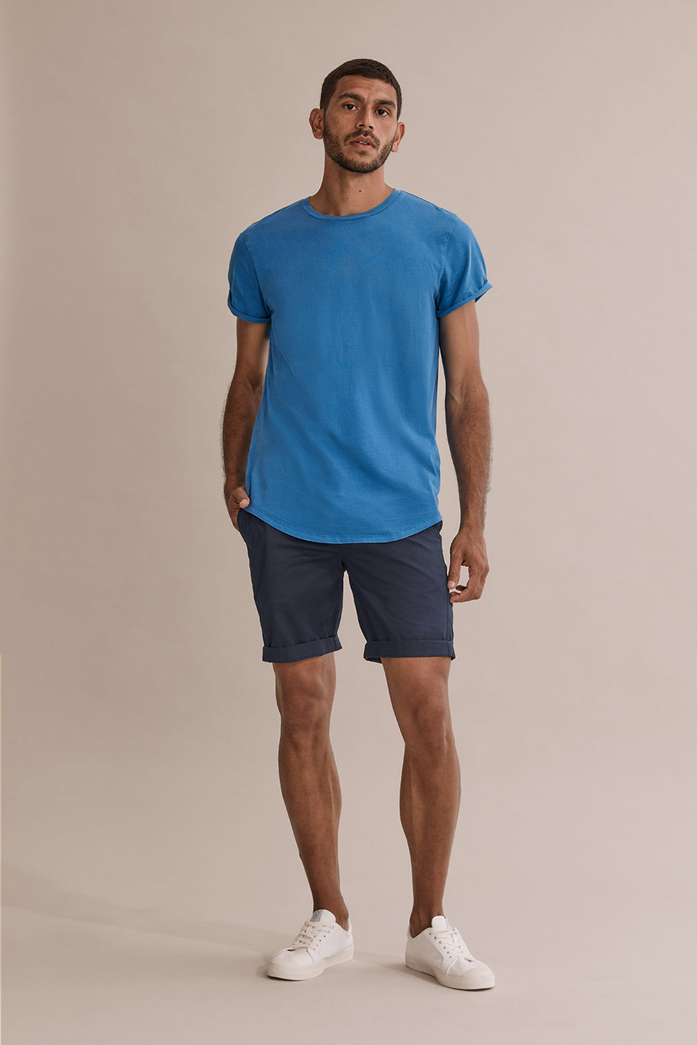 Australian Cotton Longline Garment Dye T-Shirt