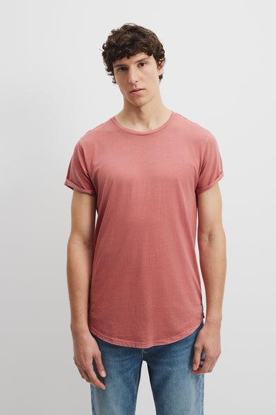 Australian Cotton Longline Garment Dye T-Shirt