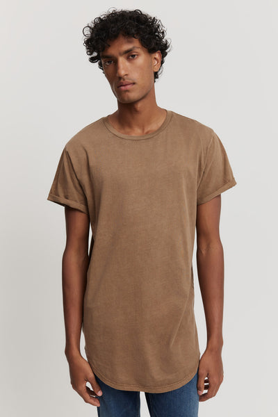 Australian Cotton Longline Garment Dye T-Shirt