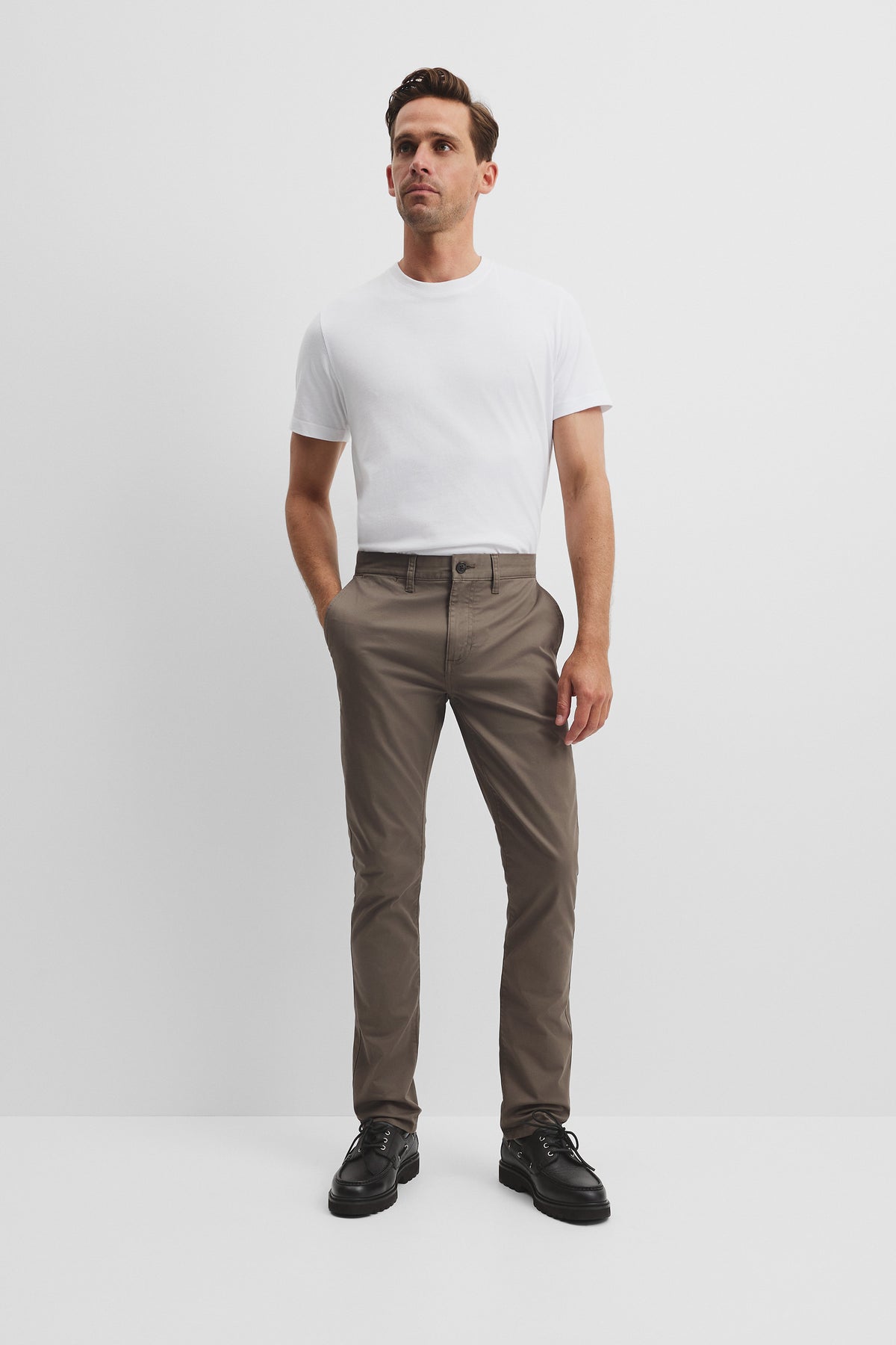 Australian Cotton Slim Fit Stretch Chino