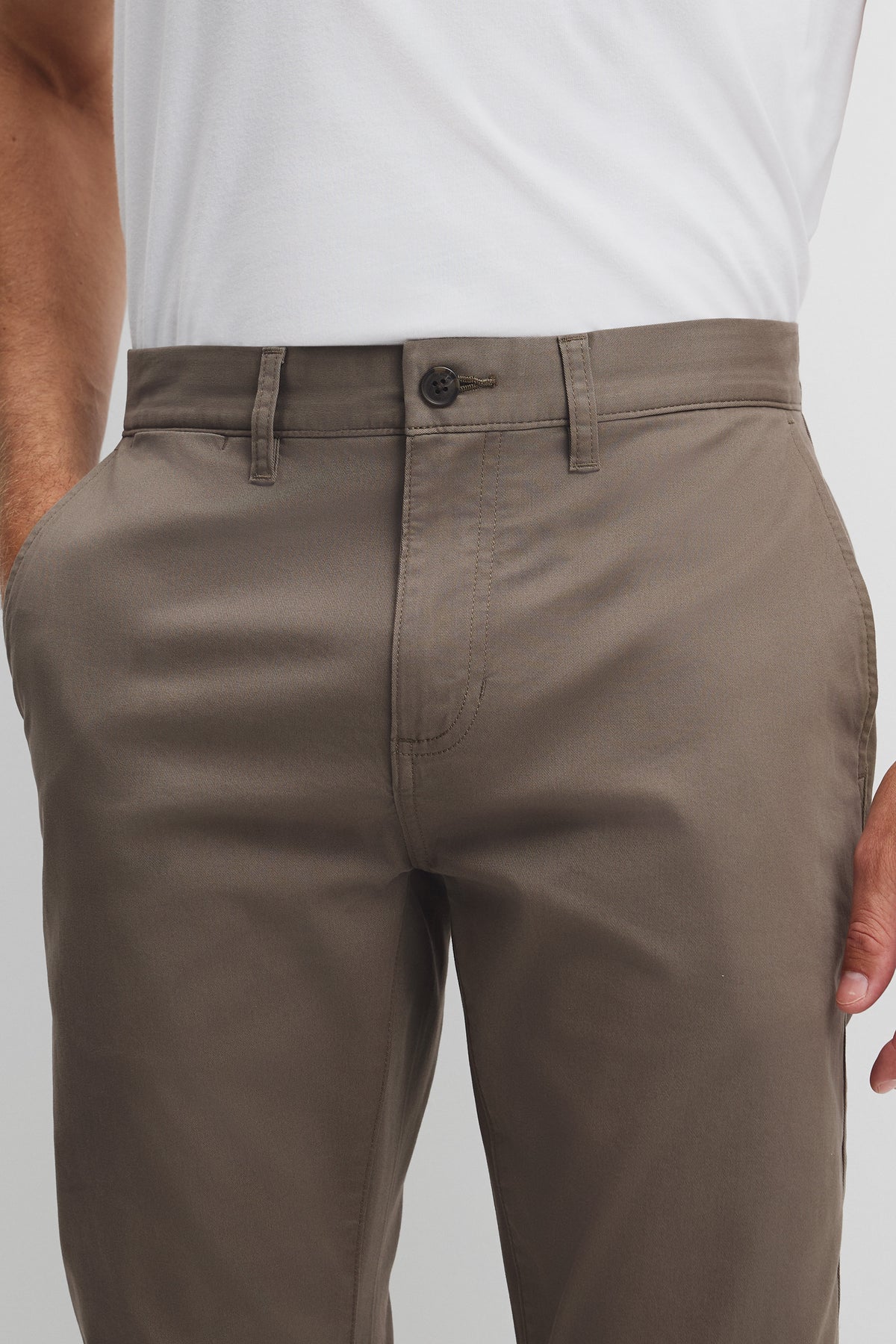 Australian Cotton Slim Fit Stretch Chino