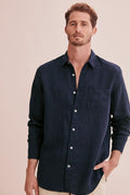 Regular Fit Linen Shirt