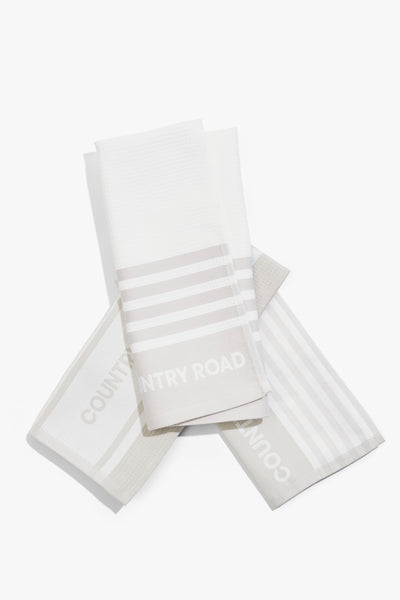 Aeri Australian Cotton Tea Towel Pack Of 3