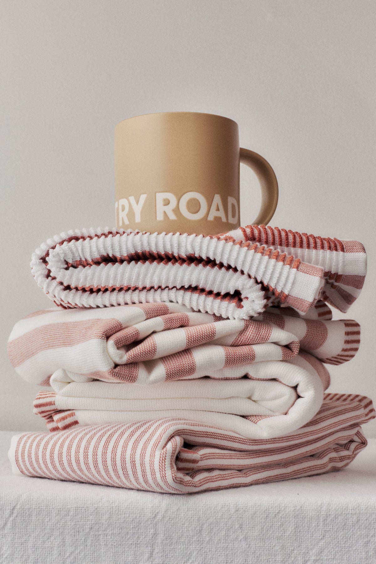 Cr Stripe Australian Cotton Tea Towel Pack Of 3