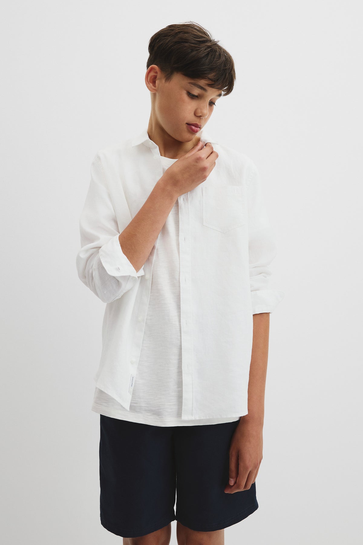 Teen Organically Grown Linen Shirt