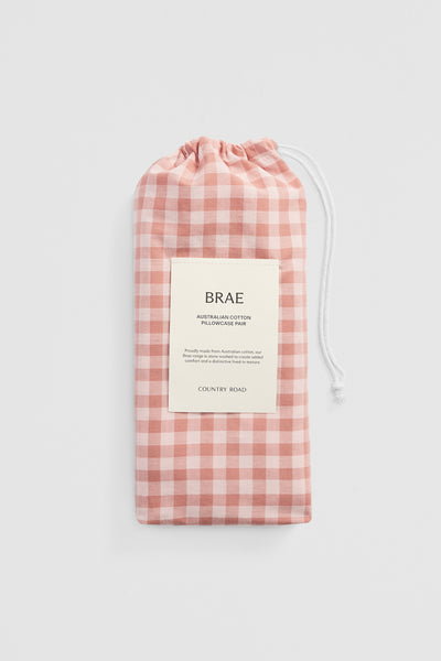 Brae Australian Cotton Pillowcase Pair