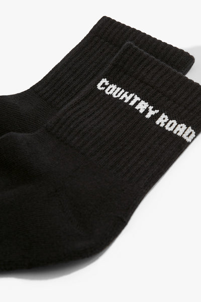 Australian Cotton Blend Cr Sport Quarter Crew Sock