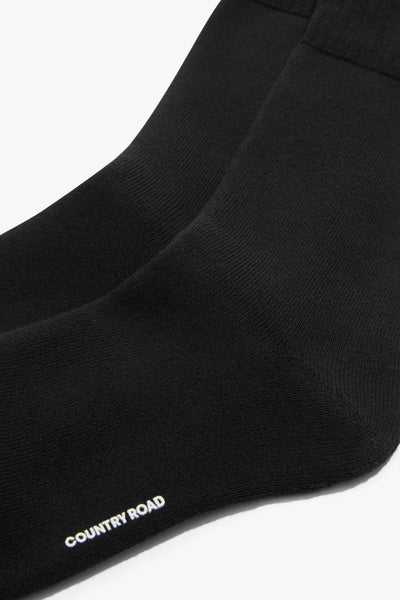 Cotton Blend Boot Crew Sock
