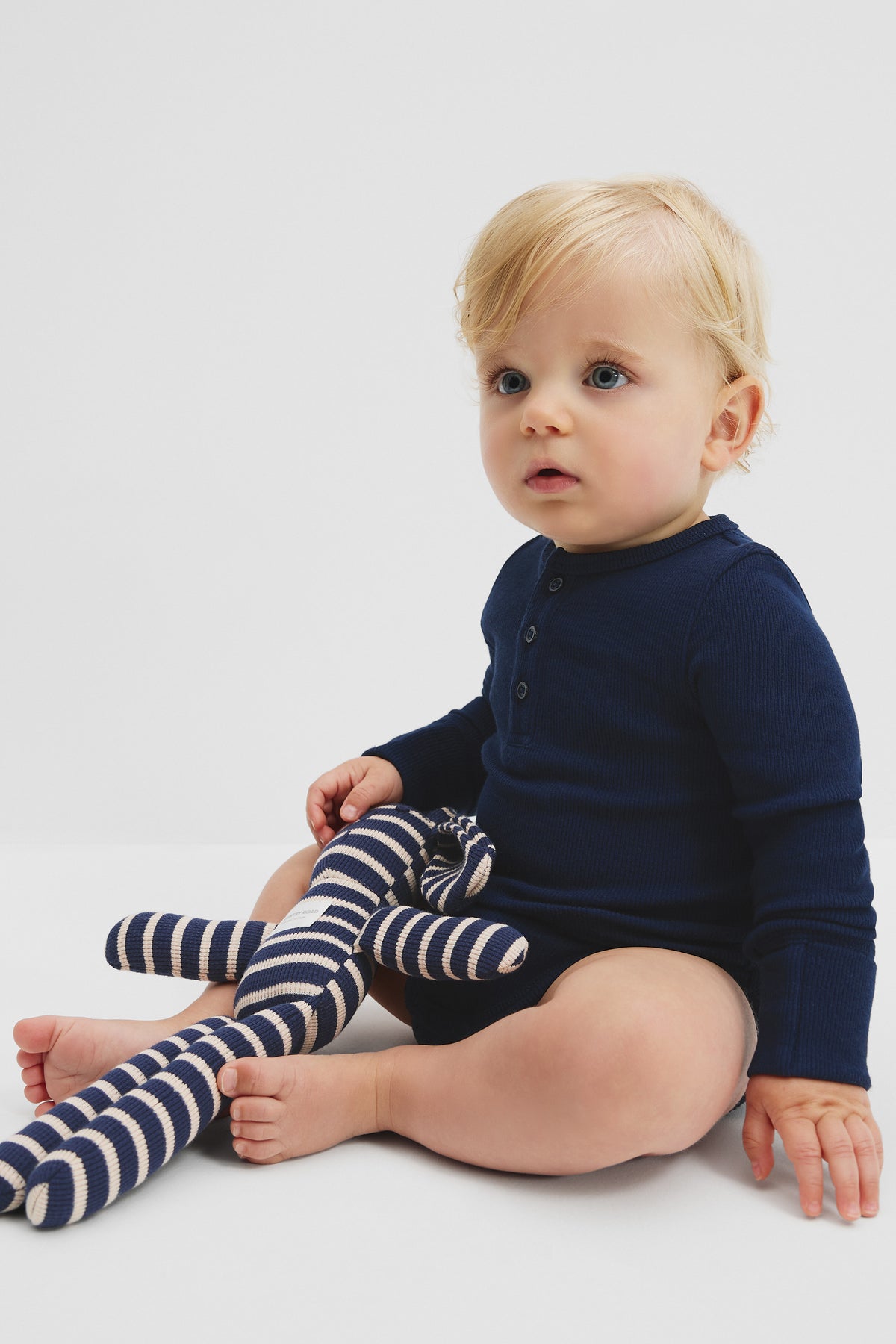 Organically Grown Cotton Rib Long Sleeve Bodysuit