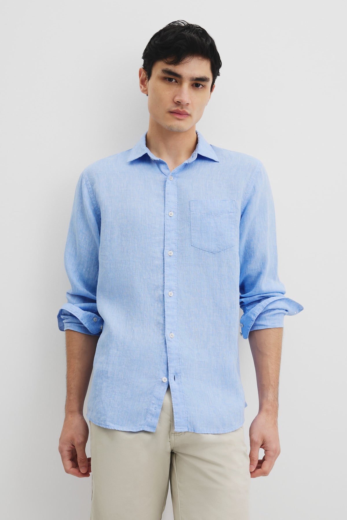 Organically Grown Linen Regular Fit Shirt