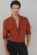 Organically Grown Linen Regular Fit Shirt