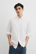 Regular Fit Australian Good Earth Cotton Oxford Shirt