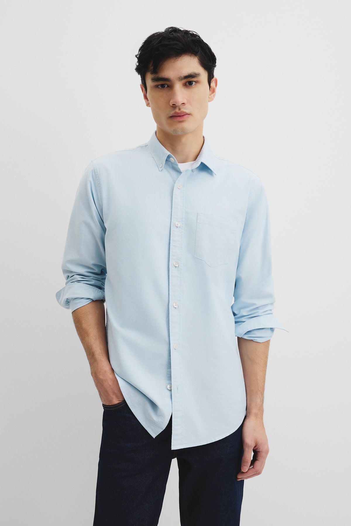 Regular Fit Australian Good Earth Cotton Oxford Shirt