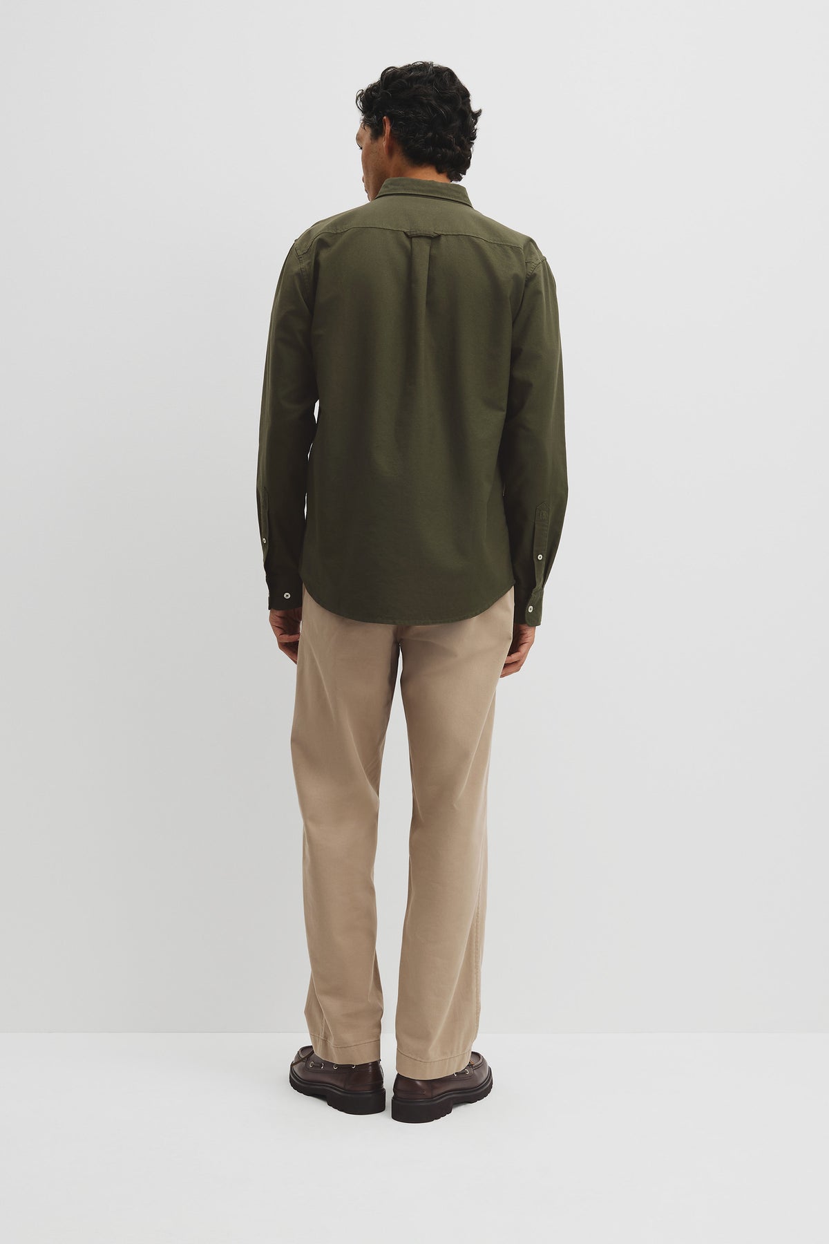 Regular Fit Australian Good Earth Cotton Oxford Shirt
