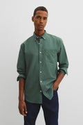Regular Fit Australian Good Earth Cotton Oxford Shirt