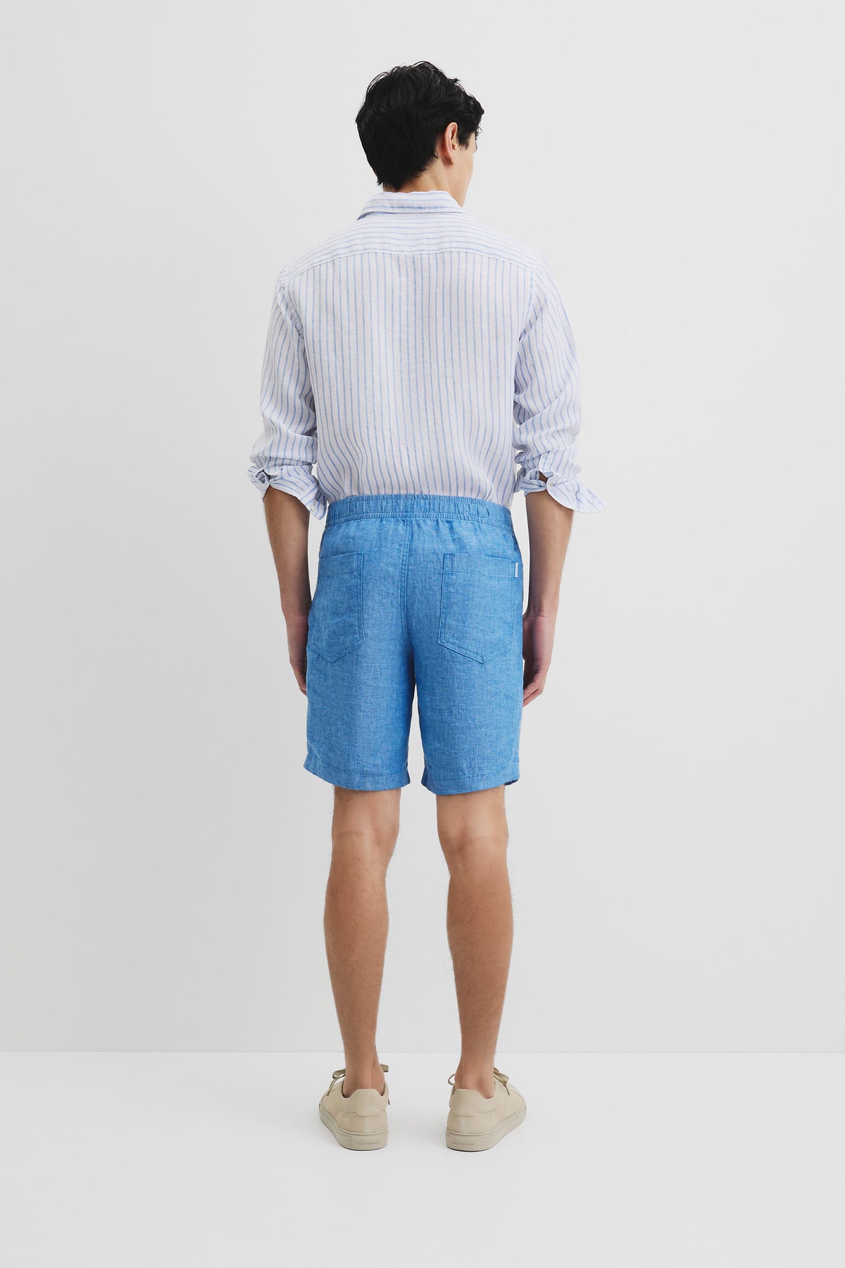 Organically Grown Linen Drawcord Short