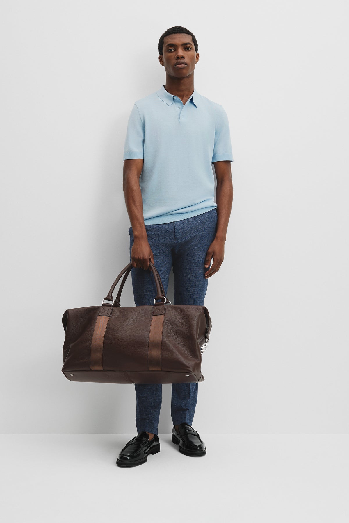 Leather Weekender