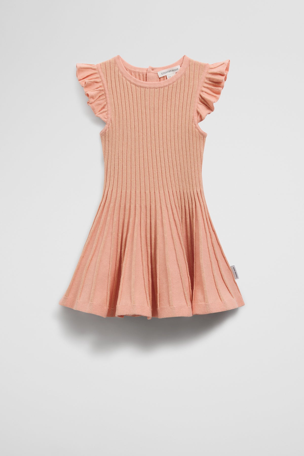 Organically Grown Cotton Blend Metallic Knit Dress