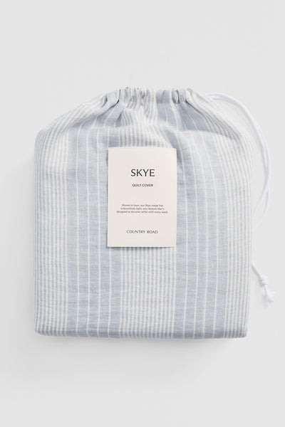 Skye Linen King Quilt Cover