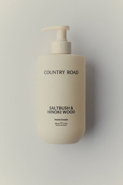 Australian Made Saltbush & Hinoki Wood Hand Cream 500Ml