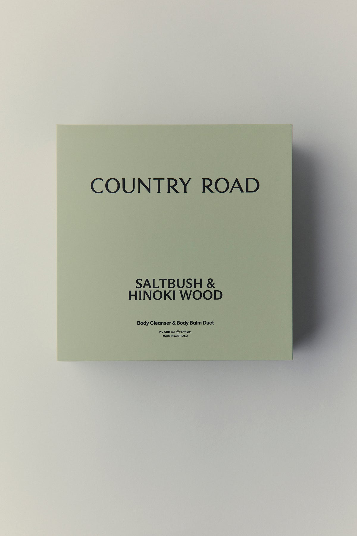 Australian Made Saltbush & Hinoki Wood Body Care Duet