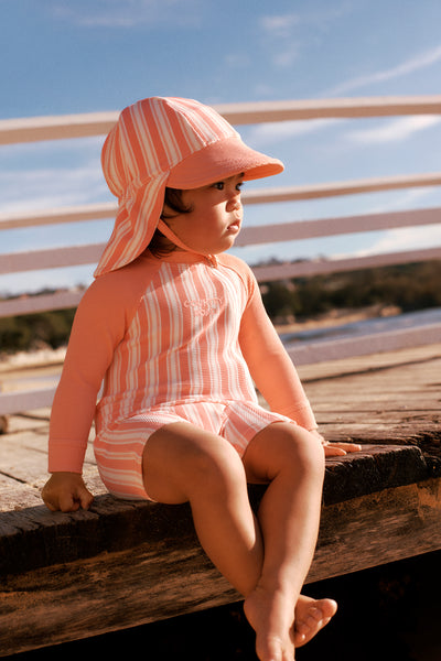 Stripe Logo Swimsuit