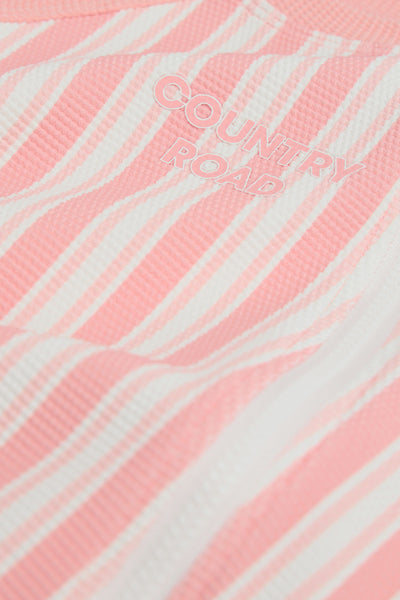 Stripe Logo Swimsuit