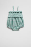 Gingham Frill Romper