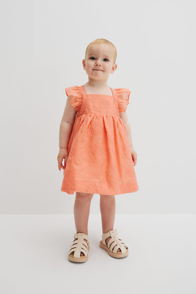 Floral Frill Strap Dress