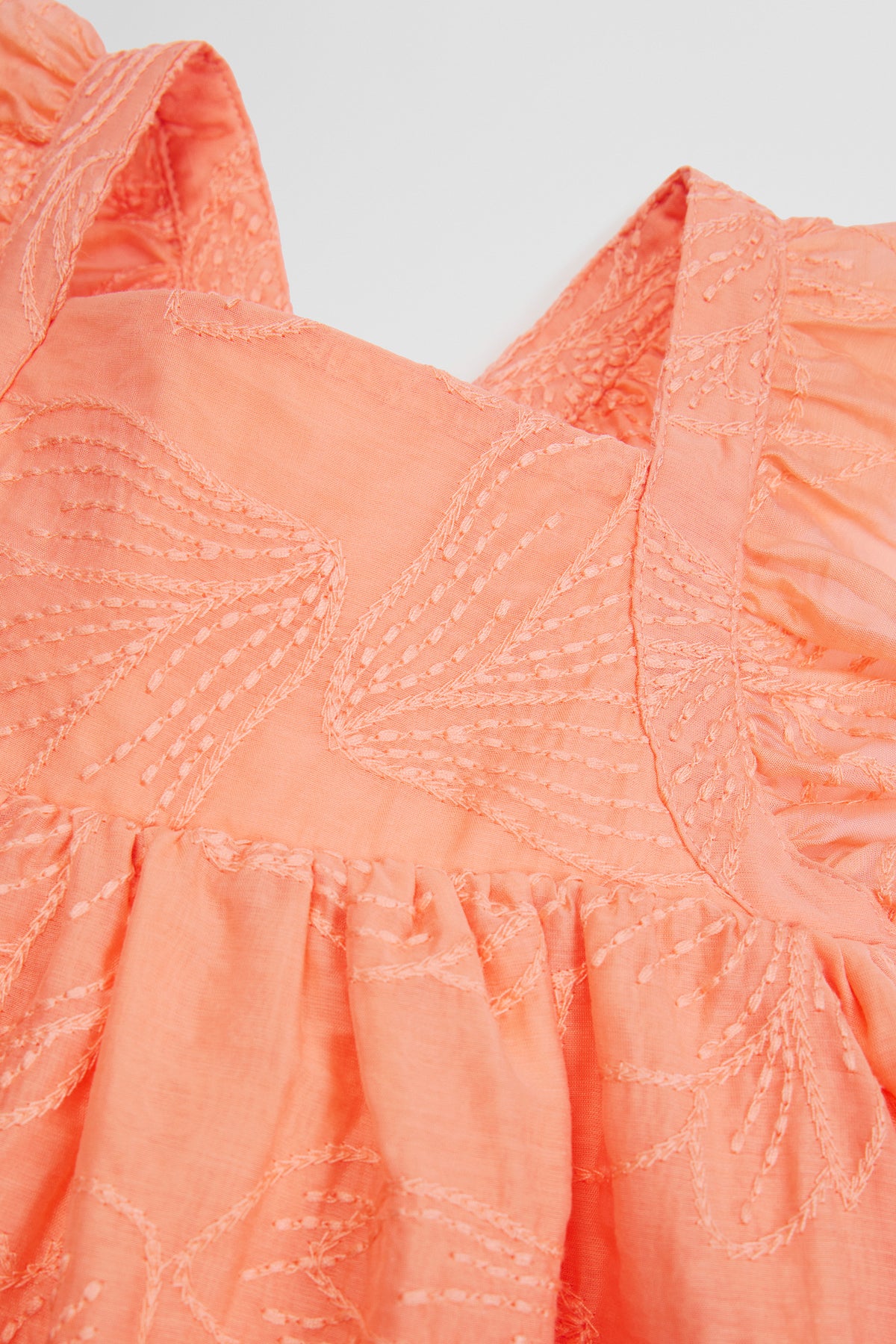Floral Frill Strap Dress