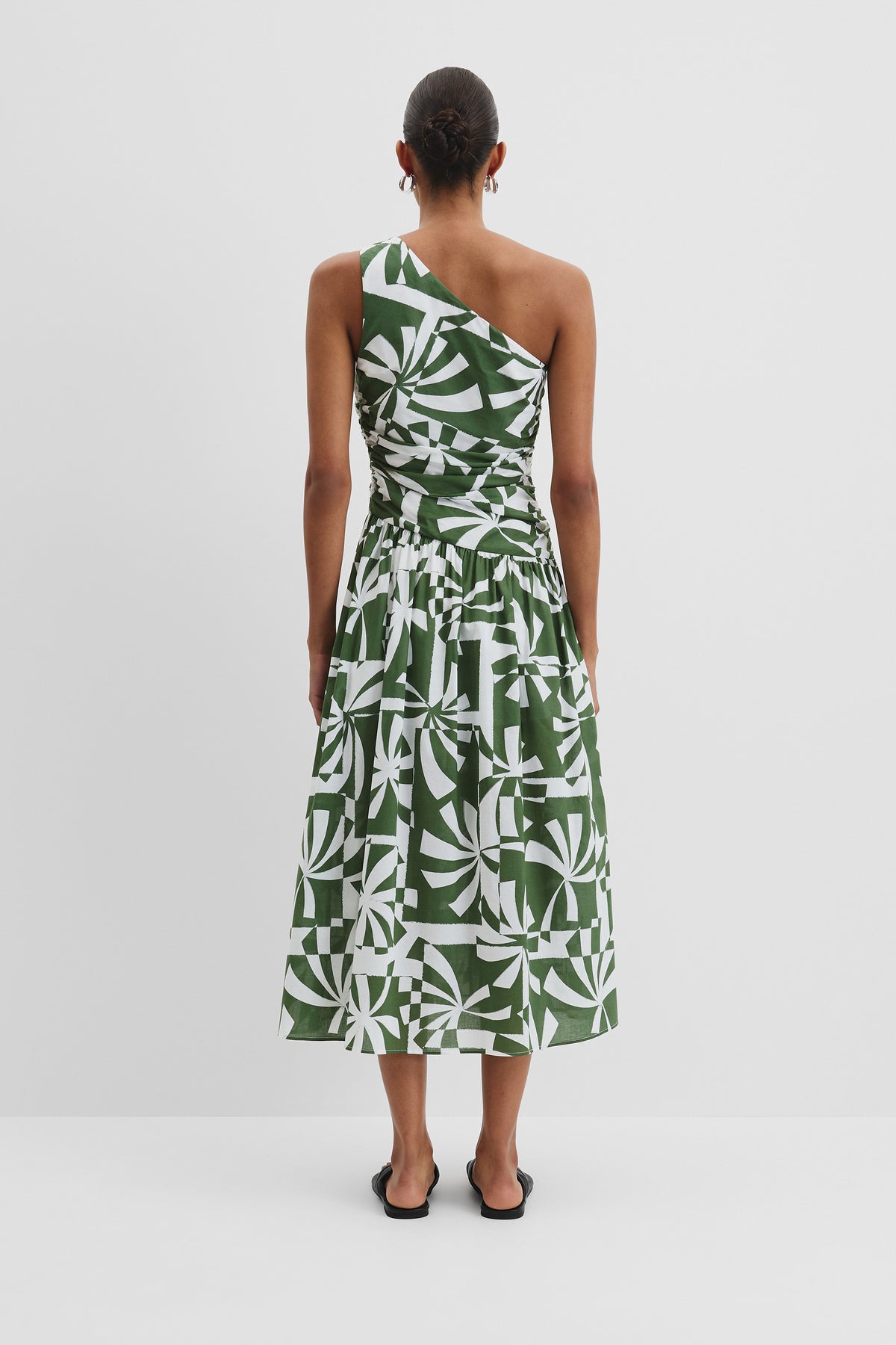 Organically Grown Cotton Asymmetric Maxi Dress