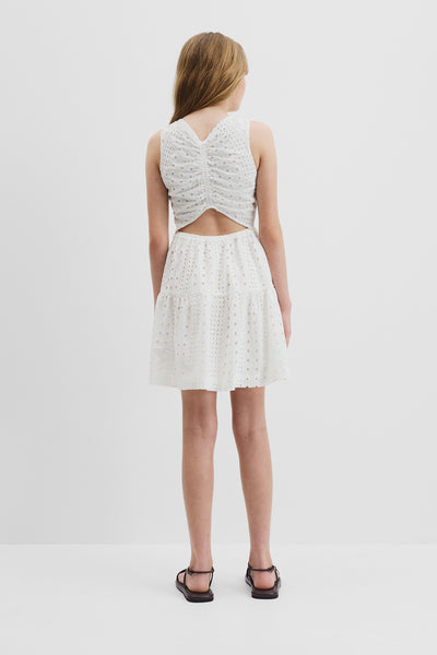 Teen Broderie Mini Dress
