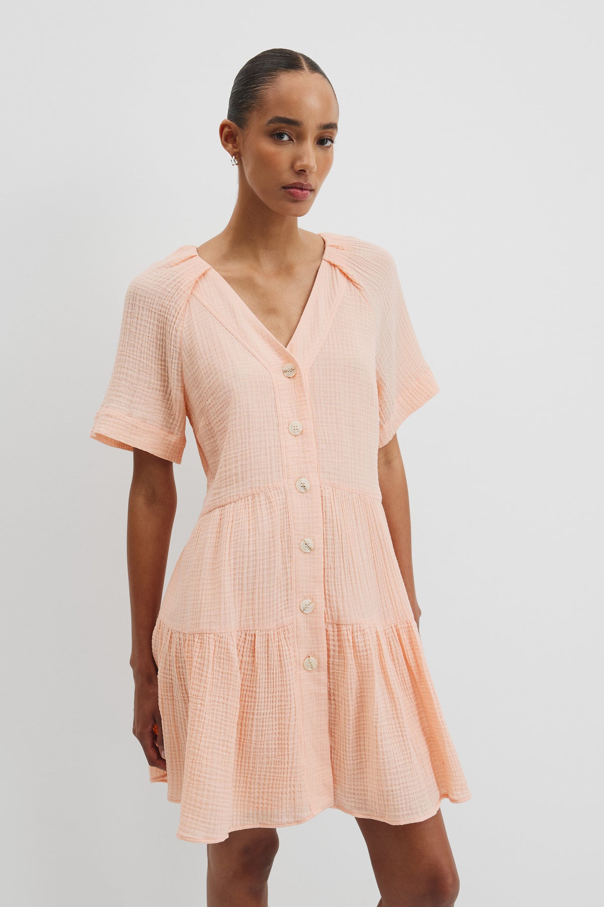 Tiered Mini Dress