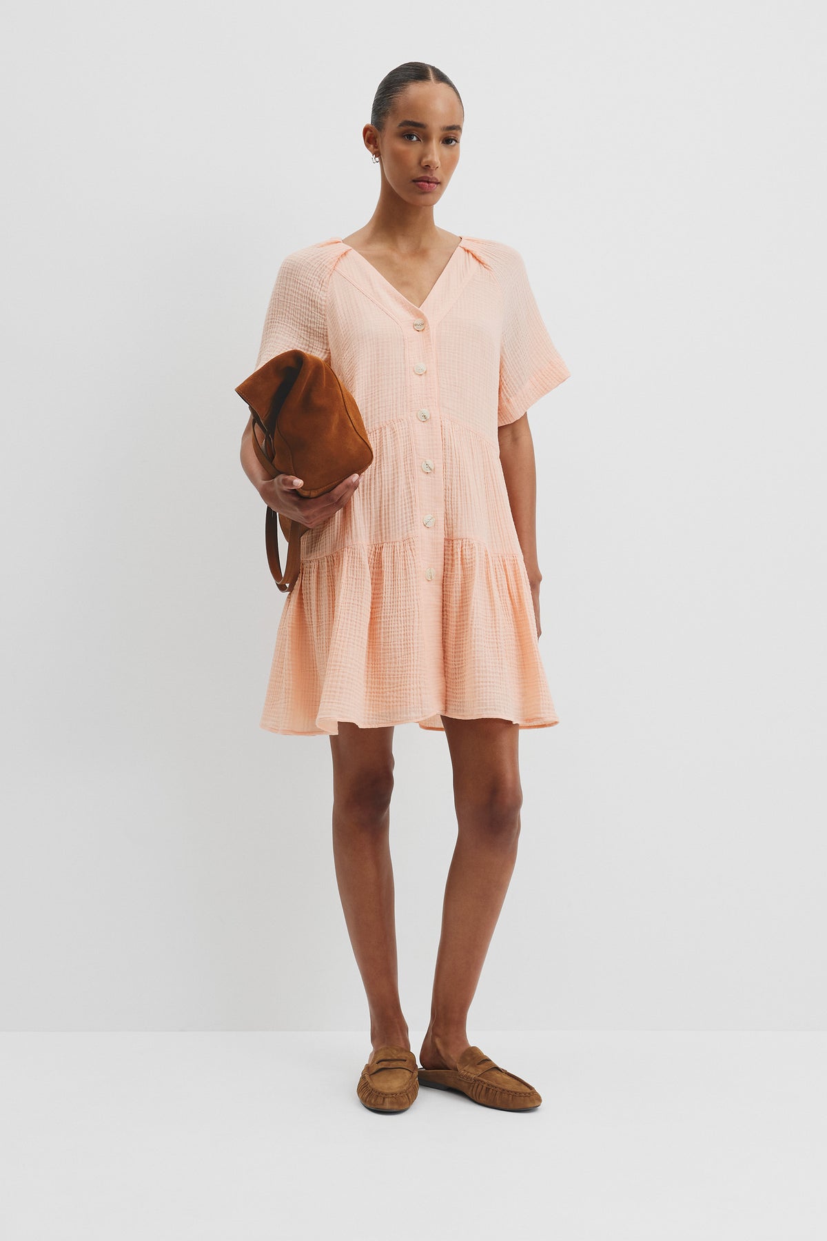Tiered Mini Dress