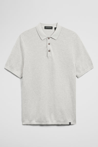 Short Sleeve Australian Good Earth Cotton Pique Knit Polo