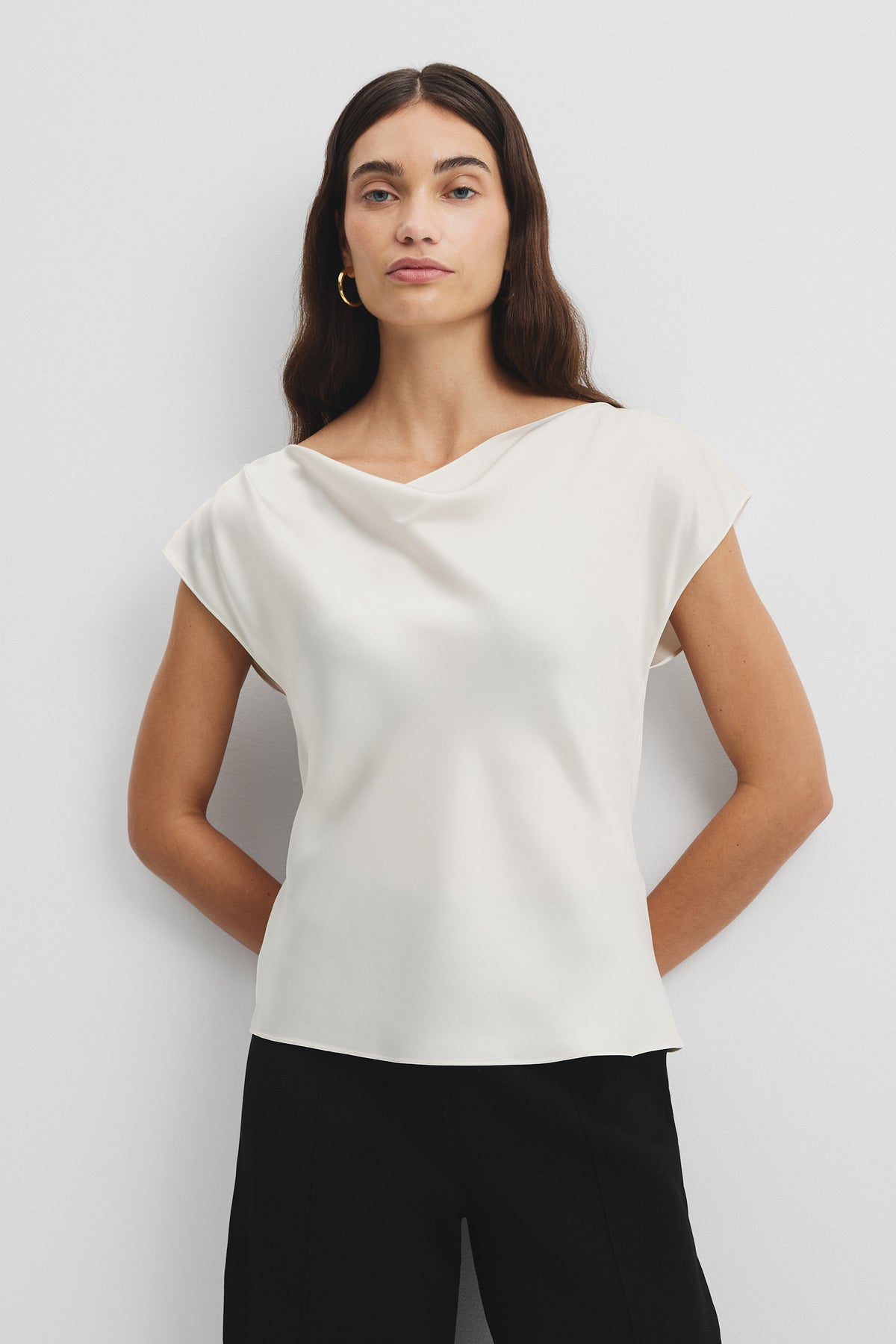 Satin Shell Top