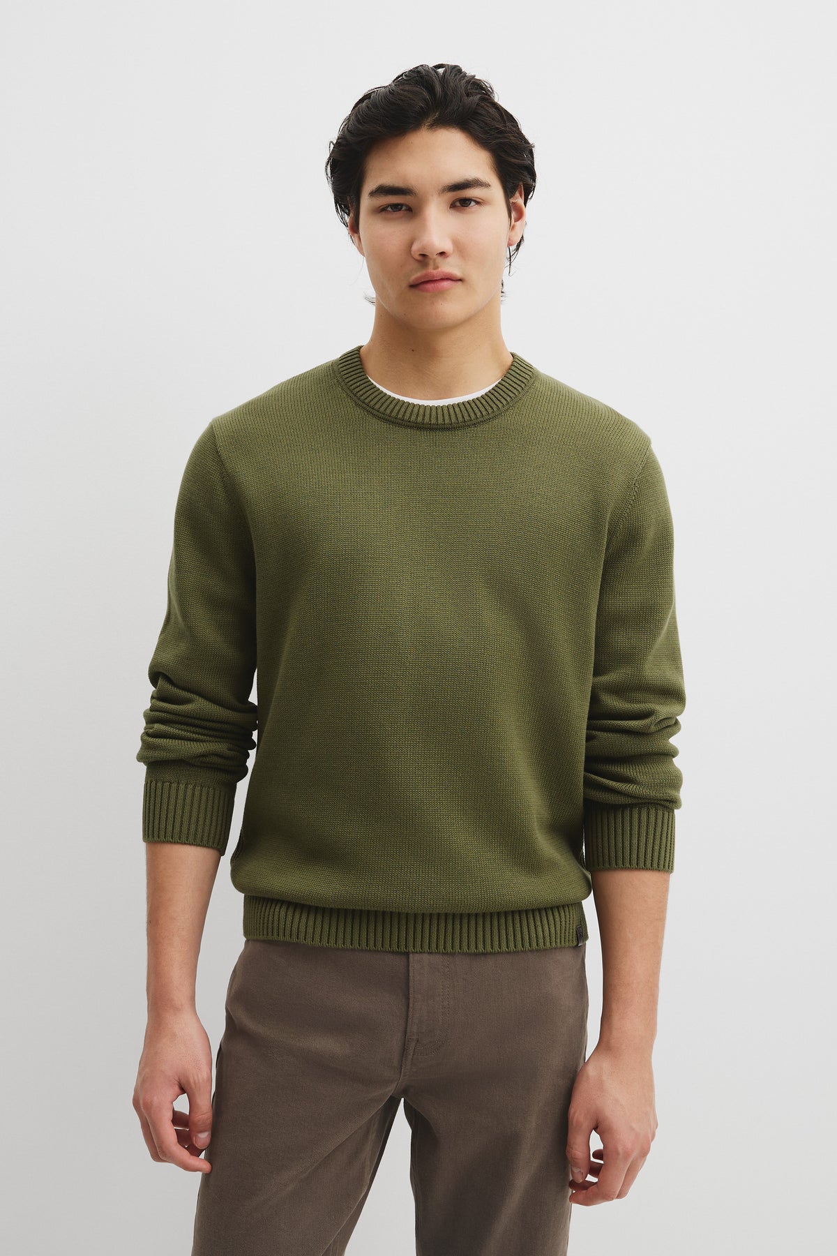 Australian Good Earth Cotton Crew Neck Knit