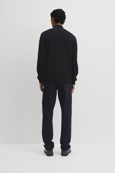 Australian Good Earth Cotton Half Zip Knit