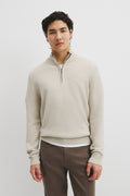 Australian Good Earth Cotton Half Zip Knit